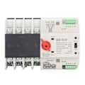 Miniatyrbillede 1 af 8: 4P Automatisk Overføringsafbryder 35 mm Skinnemonteret Dual Power Generator Switchover Switch AC400V 125A