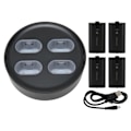 Miniatyrbilde 1 av 8: Batteripakke og lader for Xbox One-kontroller 4x800mAh Ladestasjon Oppladbart batteripakke for Xbox One S X