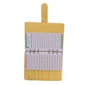 Miniatyrbild 4 av 8: A6 Budgetpärm 6 Hål Bärbar Vattentät Mjuk Rivtålig A6 PU Läder Budgetpärm Omslag Kontantbudget Handbok Gul