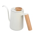 Miniatyrbild 4 av 8: Handtag i rostfritt stål Droppkaffekanna Lång svanhalspip Droppvattenkokare Kaffe Tekanna Matt Vit600ml