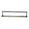 Miniatyrbilde 8 av 8: CAT5e Patchpanel 24 porter, anti-interferens, stabil, polert metall, CAT6 rackmontert panel for 19 tommers rackskap