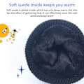 Miniatyrbild 7 av 8: Snöhandskar för barn Vinterfodrade snövantar i fleece Vindtäta pekskärmsskidhandskar för flickor Pojkar snöhandskar för barn