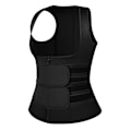 Miniatyrbillede 1 af 8: Kvinder Taljetræning Korset Lynlås Vest Justerbar Neopren Body Shaper Cincher Undertrøje Talje Shapewear