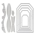Miniatyrbilde 4 av 8: 3 stk Die Cuts Kolstål Praktisk Bærbar Scrapbooking Carving Form for Dekorasjon