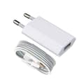 Lader og Lightning-kabel kompatibel med iPhone 5, 6, 7, 8 og X