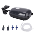 Miniatyrbillede 3 af 8: Oxygenpumpe Lille Professionel Lydløs Oxygenering Akvarium Luftpumpe EU Stik 220V til Fiskeopdræt Dobbelt Hul