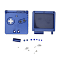 Miniatyrbillede 1 af 8: Spilkonsolskal til GBA SP Udskiftning Fuld Dele Husskal med Knapper til Gameboy Advance SP Blå