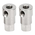 Miniatyrbilde 3 av 8: 2 stk. metall bakakseldeler for 63 mm dekk Passer for WPL D12 1/10 RC lastebil (045S)