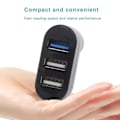Miniatyrbild 1 av 3: Vit 3-Port USB 3.0 Hub Splitter för Bärbara Datorer