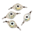 Miniatyrbilde 4 av 8: 4 stk LED Fiskeblink Multifunksjonell Vannutløst Dobbel Rotasjonsspenne Fiskeblink Lys for Saltvann Ferskvann