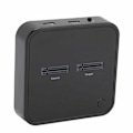 Miniatyrbilde 4 av 8: M.2 NVMe Duplikator Dobbel Bay 10 Gbps Offline Klon USB C M.2 NVMe SSD-dokkestasjon for NVMe PCIe 2242 2260 100‑240V EU-kontakt