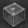 Miniatyrbillede 3 af 8: 1. Reptil Terrarium Foder Slange Edderkop Øgle Avls Akryl Box Case Insekter Hus