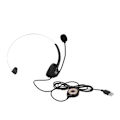 Miniatyrbillede 1 af 8: OY131 Enkelt Øre Headset Aktiv støjreduktion og roterende øretelefoner med mikrofon