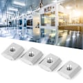 Miniatyrbilde 5 av 7: 30 stk 30-serien T-spormuttersett Aluminiumprofilgjengede T glidemutterblokkfester (M5)