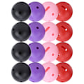 Miniatyrbilde 7 av 8: 16 stk/pose Plast golfballforsyning firkantet hull 4 stk Rosa 4 stk Rød 4 stk Lilla 4 stk Svart