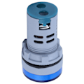 Miniatyrbild 5 av 7: AD16-22FSV rund form digital spänningssignalindikator Spänningsmätarindikator 60~500V ACBlue