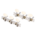 Miniatyrbilde 5 av 8: Stemmeskruer for gitarrmaskinhode Stemmeskruer Dobbel hull 3R 3L for akustiske folkemusikk-gitarrer
