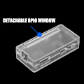 Miniatyrbild 2 av 8: ABS-plasthölje Skyddsfodral Cover Shell för Raspberry Pi Zero W / 1.3 (Transparent)