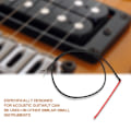 Miniatyrbilde 4 av 8: Pickup under sadelen Passiv piezo-pickup for akustisk gitarrinstrumenttilbehør
