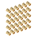 Miniatyrbillede 5 af 8: 30 stk Hår Tube Perler Retro Legering Hår Dreadlocks Perler Tilbehør til DIY Hår Fletning Armbånd Vedhæng Halskæde Guld