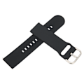 Miniatyrbillede 3 af 8: 22 mm bløde silikonebånd til Huawei Watch 3/GT 3/2 Justerbart silikonearmbånd Sort