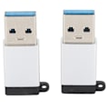 Pikkukuva 6 / 8: Adapteri USB3.0 - TypeC USB C - USB OTG Plug Play -muunnospää tiedonsiirtoon (Hopea)