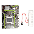 Miniatyrbilde 1 av 8: DDR3 Hovedkort 1 PCIe X16 4 SATA2.0 Dual Channel DDR3 8 USB2.0 8 Phase Power LGA2011 Hovedkort for PC