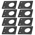 Miniatyrbillede 4 af 7: 42 Trinmotor Monteringsplade Fladt Beslag Aluminiumlegeringsmonteringsplade til 3D-printer Sort