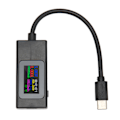 Pikkukuva 1 / 8: USB-testaaja Ammattimainen Virtajännite Virta-aika Tarkka mittaus Kaksisuuntainen USB C-mittari 4‑30V 0‑6,5A