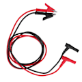 Miniatyrbillede 3 af 8: 2 stk Bananstik til Krokodilleklemme Kabel Robust PVC Messing Multimeter Testsnor Kit 1000V 15A