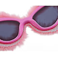 Miniatyrbillede 3 af 5: Fluffy Pink Hip Hop Solbriller til Kvinder - Vintage Party Briller