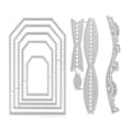 Miniatyrbillede 6 af 8: 3 stk Die Cuts Kulstofstål Praktisk Bærbar Scrapbooking Udskæringsform til Dekoration