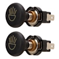 Miniatyrbillede 7 af 8: 2 stk Forlygter Push Pull Switch Golfvogn Lysstyring Switch Knappudskiftning til E-Z‑GO
