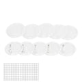 Miniatyrbild 5 av 7: 100 set Blank Badge Making Kit 25 mm Transparent slitstark Utsökt utförande Knapp Badge Maker Set för gör-det-själv hantverk