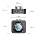 Pikkukuva 4 / 4: Langaton Bluetooth 5.0 3,5 mm Aux - 2 RCA -ääniadapteri - Musta