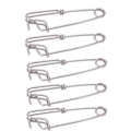 Miniatyrbillede 3 af 8: 5 stk. Lange Line Clips Snap Swivel Havfiskeri Forbindelser Lukket Øje Hængende Spænde Hurtig Pin Tool 2.6cmx100MM