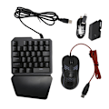 Miniatyrbillede 1 af 8: Tastatur-Mus-Konverter Set Programmerbar Kabelforbundet Mekanisk Tastatur-Mus-Adapter Combo til PS3 til PS4 til Switch