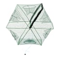 Pikkukuva 5 / 8: Polygon Kalastusansat Automaattinen Kalastusverkkoansat Taittuva Kannettava Rapukori 70x27cm
