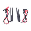 Miniatyrbilde 2 av 8: 2 STK Multimeter SMD Test Klemme Test Pinsett Type Kapasitans og Induktans Testledning LCR Patch Klemme