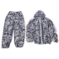 Pikkukuva 7 / 8: Snow Wild Camouflage Ghillie Suit 3D Lehtitakki ja housut Setti Metsästysvaatteet