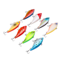 Miniatyrbilde 8 av 8: 8 stk 11g 7cm flytende fiske agn 3D realistiske øyne kunstig fiske Luya agn for havet