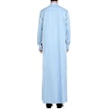 Pikkukuva 3 / 5: Taivaansininen Miesten Pitkä Islamilainen Kaftan Thobe Pukeutumistakki 3XL