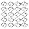 Miniatyrbillede 4 af 7: 20 stk Bæltespænder Lys farve Blank overflade Robust Slidstærk blekfri Bred anvendelse Metallspænde 4,5 mm