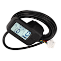 Miniatyrbillede 2 af 8: Elektrisk cykel LCD-display 24V 36V 48V Universal SM-stik Hastighedskontrolmåler til elektrisk cykel
