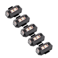 Miniatyrbillede 3 af 8: 4 stk. Antikollisionslys 7 farver Tilstande LED blinkende Advarsels sikkerhedslys til droner Motorcykler ATV'er Cykler