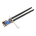 Miniatyrbillede 8 af 8: 1200Mbps PCIEx1 WIFI-kort-adapter Bluetooth 4.0 2,4Ghz 5Ghz Dual Band WiFi-netværkskort-adapter til PC