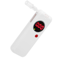 Miniatyrbillede 7 af 8: Digital Alkoholtester LCD-skærm Udåndingsanalysator Alkometer Testværktøj med Blæserør Hvid
