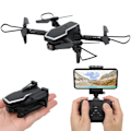 Miniatyrbillede 5 af 8: Mini Drone 4K High Definition Dobbelt Kamera Foldbar Quadcopter Fjernstyret Flyvemaskine