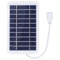 Solpanel Bärbar Utomhus Solpanel Laddare för Kamera Mobiltelefon Mobil Power Pack 2W 5V