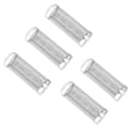 Miniatyrbillede 2 af 8: 5 stk rustfrit stål akvariefilter Indløb Indløb Mesh kurv Rejeskydd (12mm)